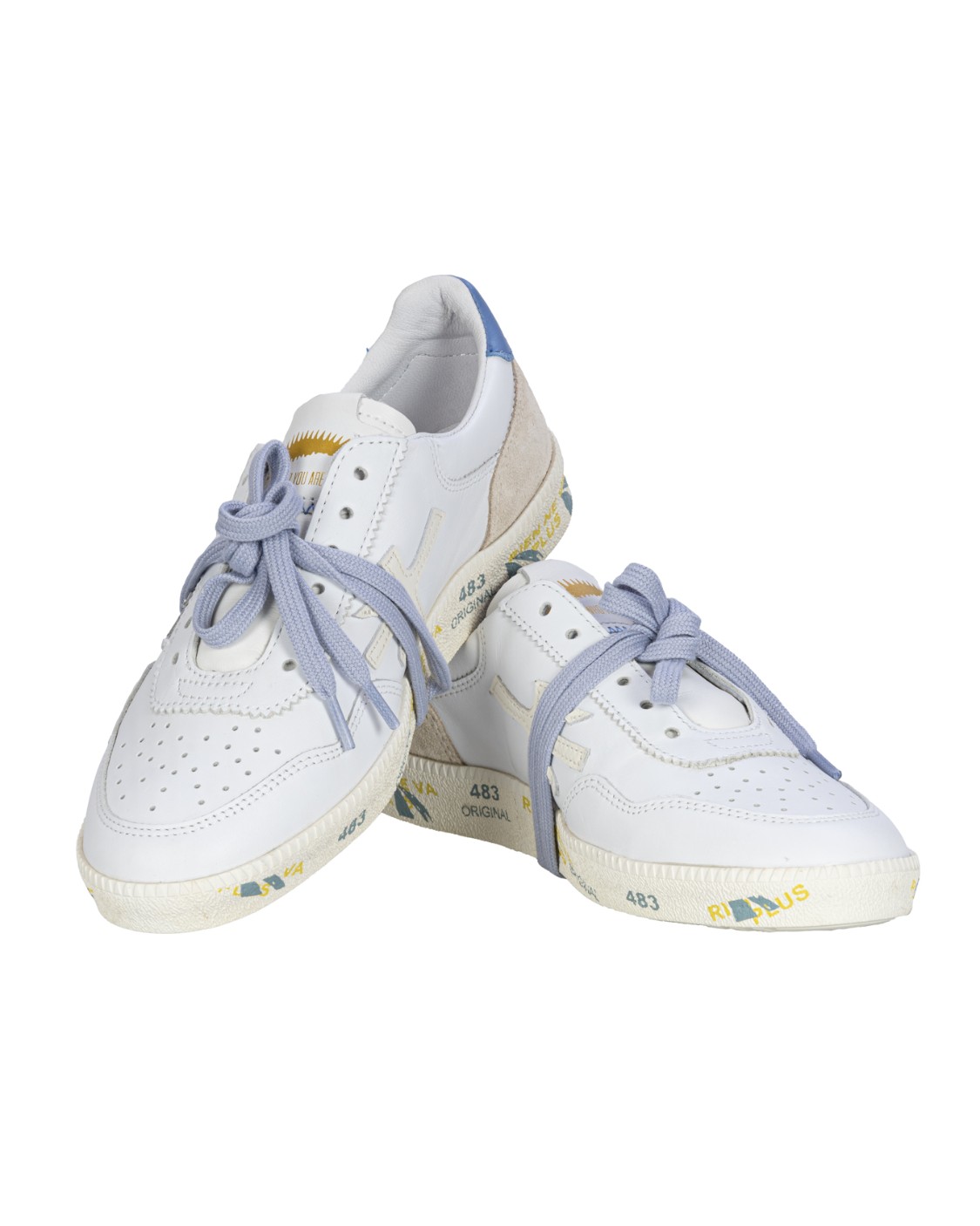 shop PREMIATA Saldi Scarpe: Premiata sneakers CLAYD var. 6351 in pelle con inserti in camoscio.
Linguetta elastica che consente di essere indossata anche senza stringhe.
Logo laterale tono su tono.
Patch posteriore a contrasto.
Composizione tomaia: 100% pelle.
Composione suola: 100% gomma.
Composizione fodera: 100% pelle di capra.
Fabbricato in Vietnam.. CLAYD-6357 number 1661952
